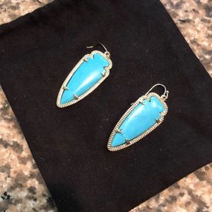 Kendra Scott Sky Arrowhead drop earrings